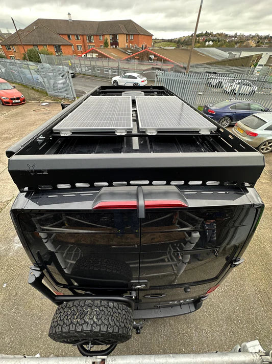 Mule Roof Rack Aluminium Extra LWB Single Light Bar MAN TGE VW Crafter 2018