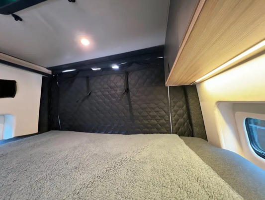 1PC Quilted Blackout Bed Divider For Ducato, Boxer & Relay Vans