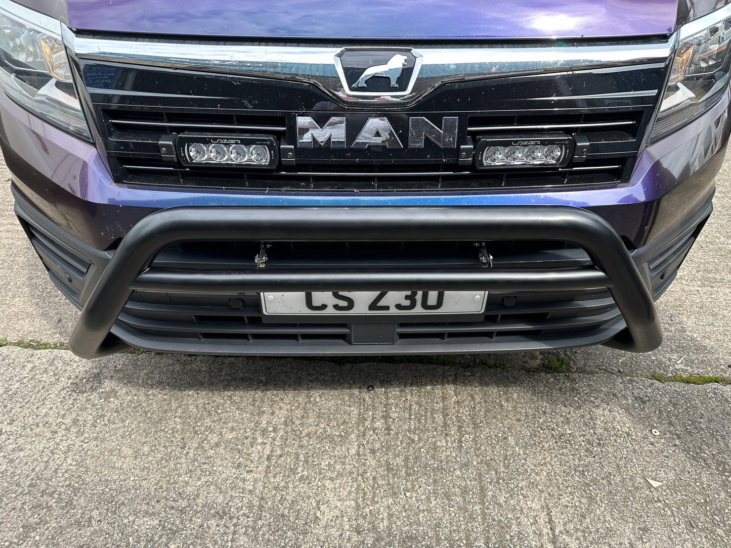New Crafter/Man TGE Black Bullbar