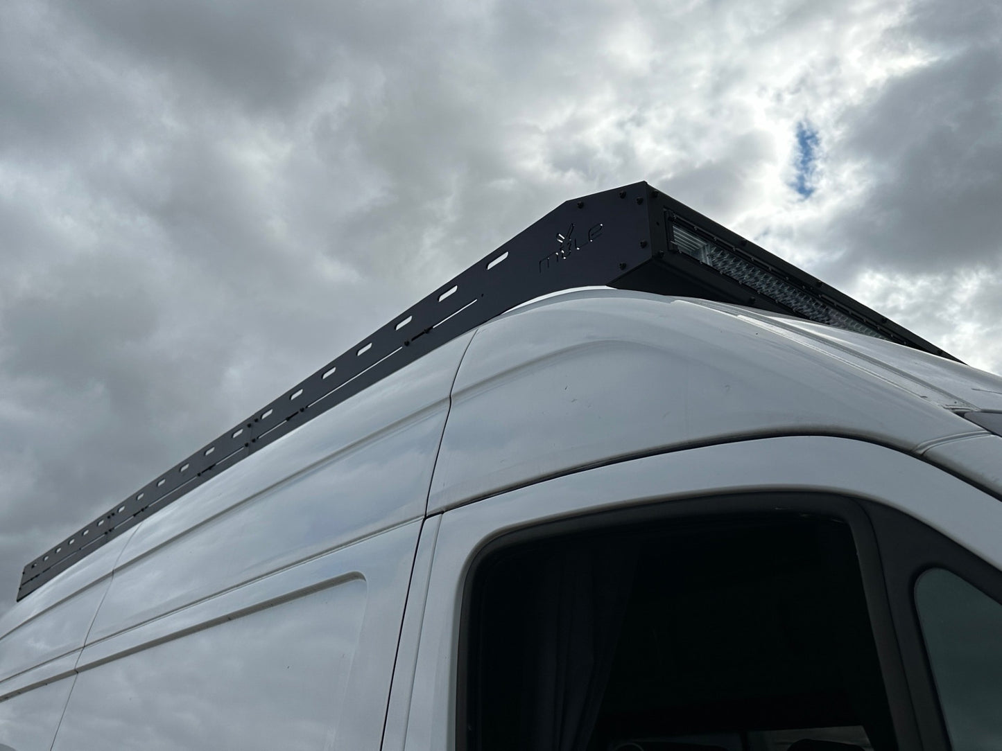 Mule Roof Rack Aluminium MWB Single Light Bar Mercedes Sprinter 906 & 907 and Crafter 2006 to 2023