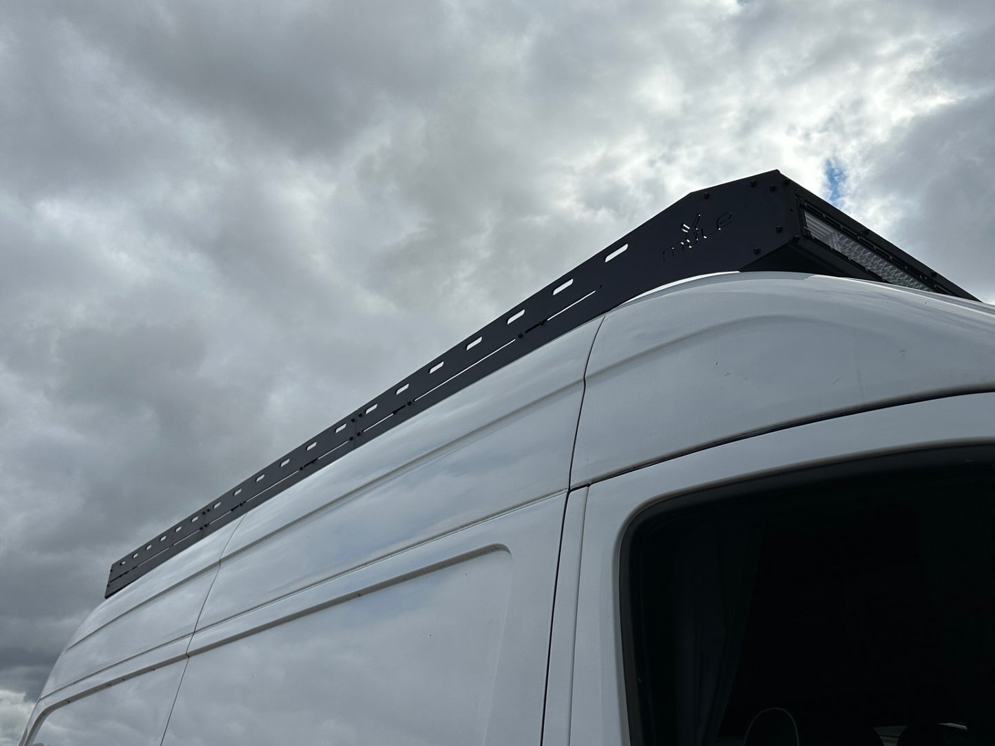 Mule Roof Rack Aluminium MWB Single Light Bar Mercedes Sprinter 906 & 907 and Crafter 2006 to 2023