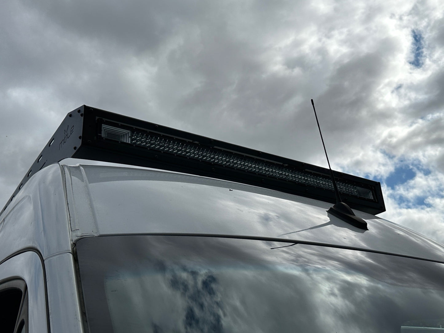 Mule Roof Rack Aluminium MWB Single Light Bar Mercedes Sprinter 906 & 907 and Crafter 2006 to 2023