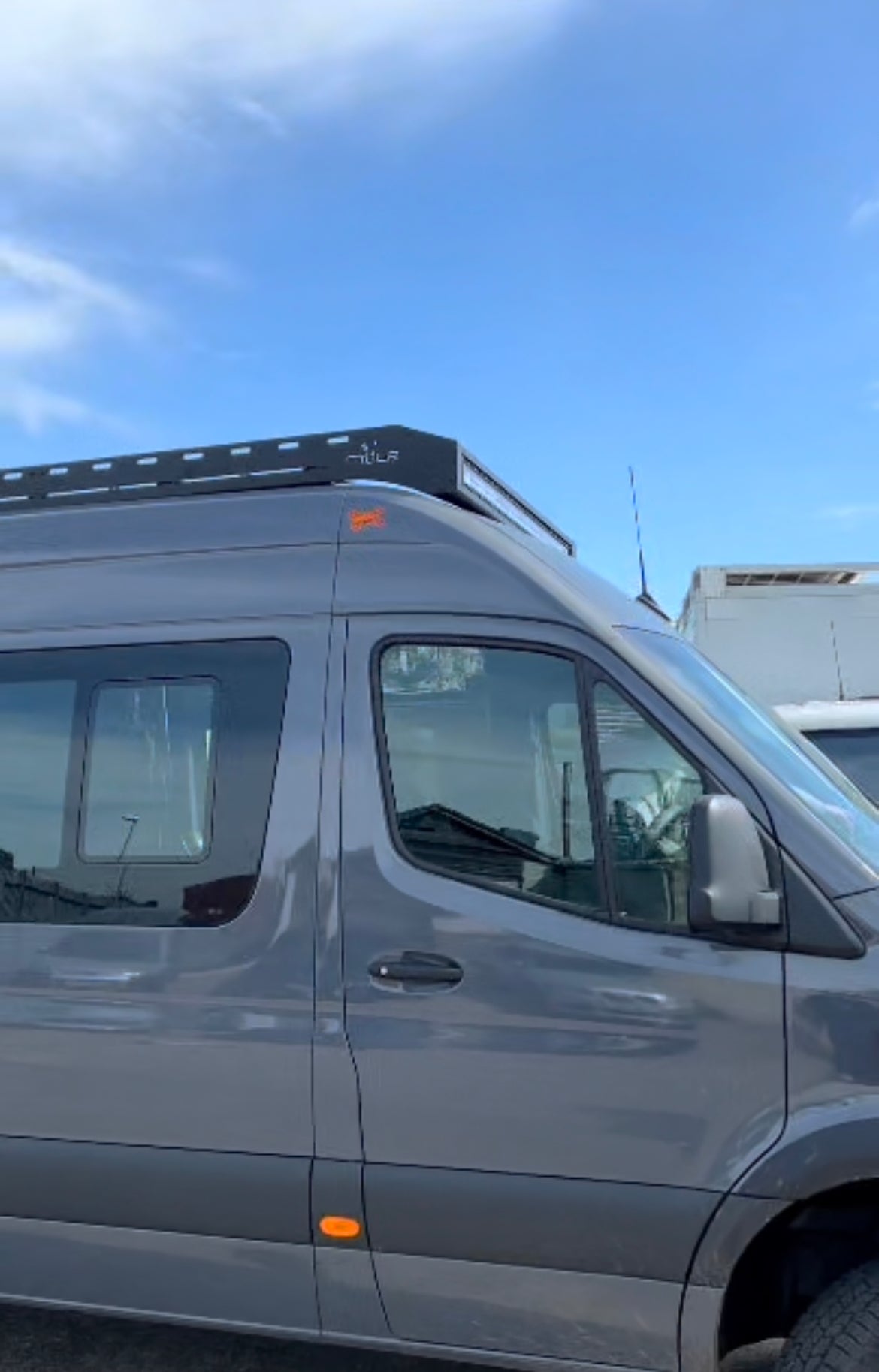 Mule Roof Rack Aluminium LWB Single Light Bar Mercedes Sprinter 906 & 907 and Crafter 2006 to 2023