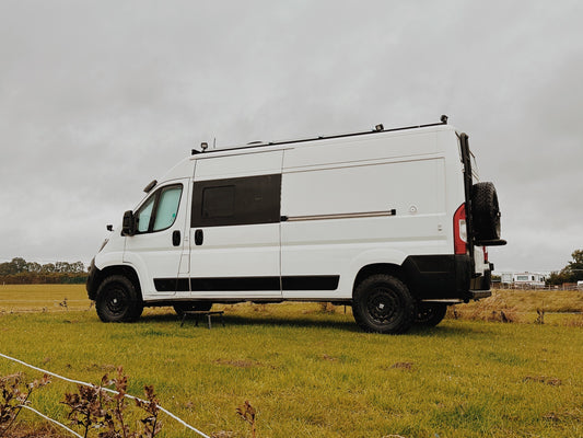 Fitting a Unistrut Roof Rack with MULE Roof Brackets to a Peugeot Boxer, Citroen Relay, Foat Ducato