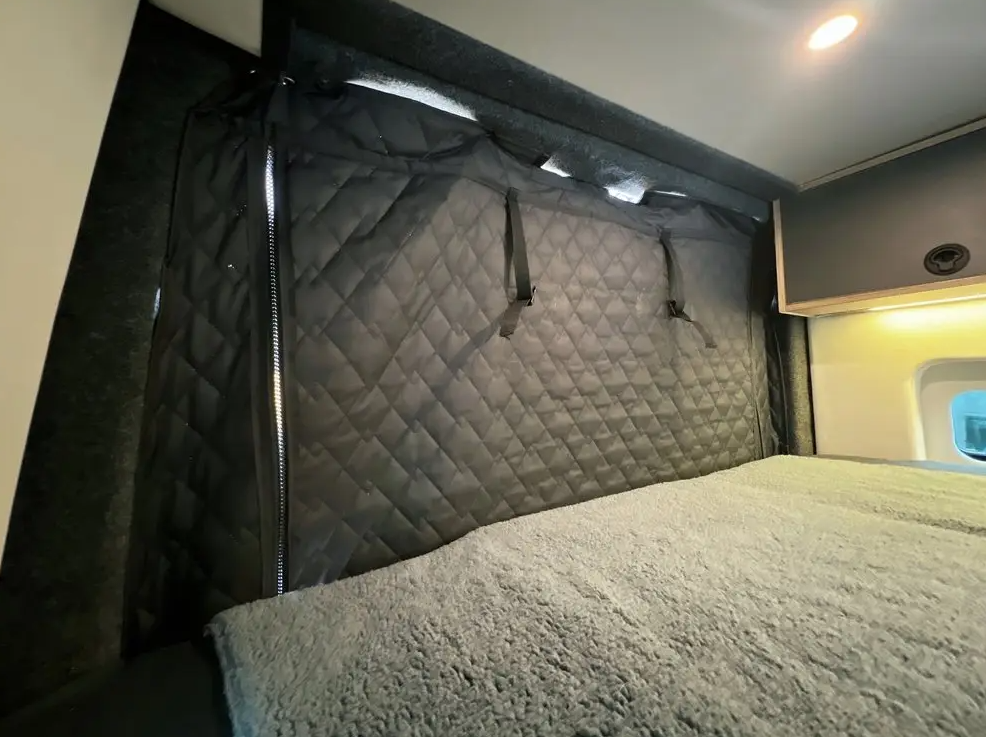 1PC Quilted Blackout Bed Divider For Ducato, Boxer & Relay Vans