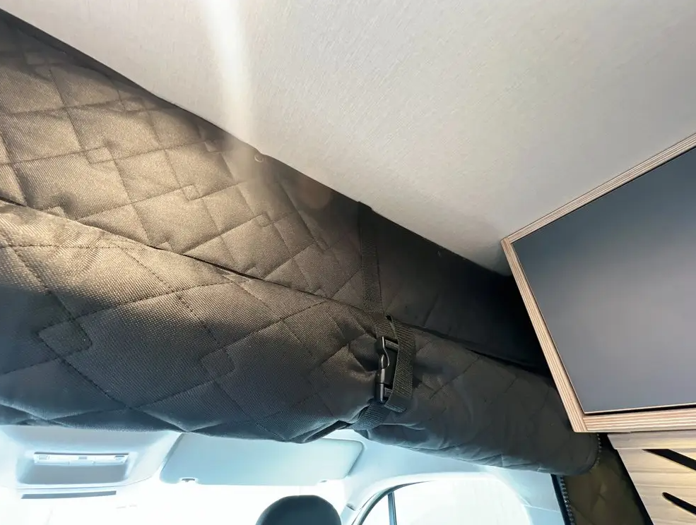 1PC Quilted Blackout Cab Divider Cover for Ducato, Boxer & Relay Vans