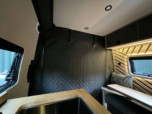 1PC Quilted Blackout Cab Divider Cover for Ducato, Boxer & Relay Vans