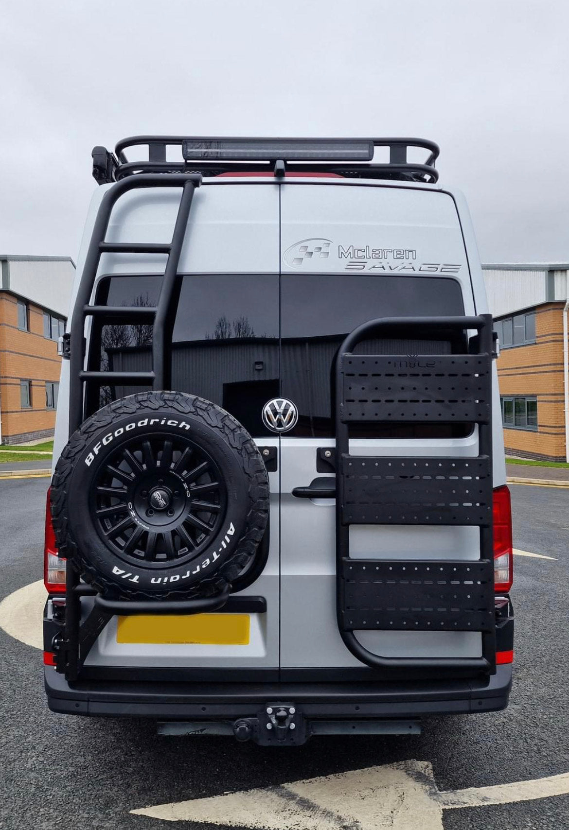 Pack Mule Ladder Rack Mule Ladder Wheel Carrier Crafter MAN TGE – mule vans